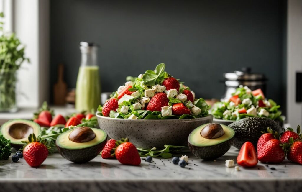 avocado strawberry salad